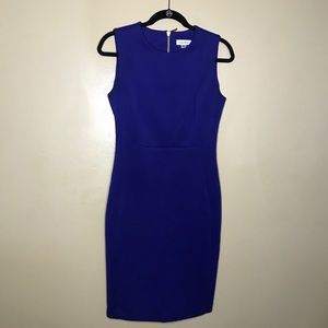 Vibrant Royal Blue Business Casual Dress